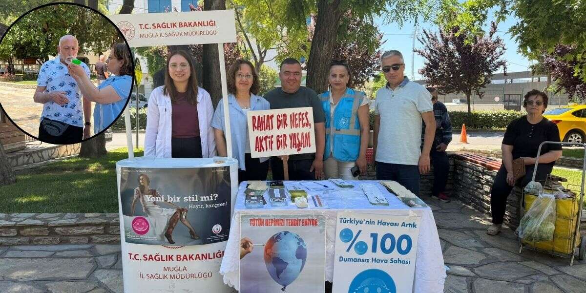 Muğla’da Dünya Tütünsüz Günü’nde Farkındalık Standı Kuruldu