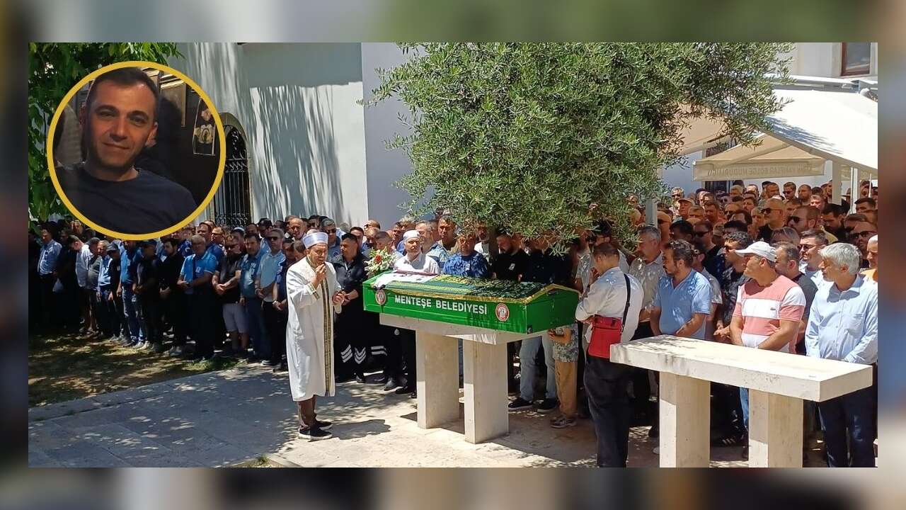 Menteşe, Ali Mutlu Kocaibrahimoğlu’nu Gözyaşlarıyla Uğurladı