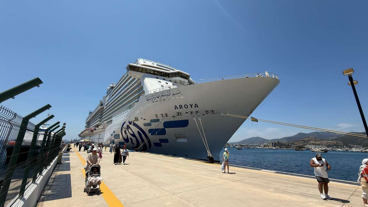 335 Metrelik Dev Kruvaziyer Aroya, 2 Bin 124 Yolcu İle Bodrum’da