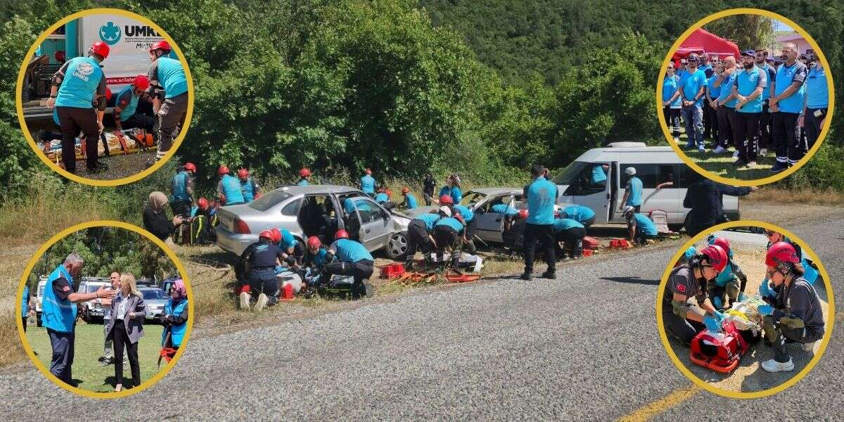 Muğla'da UMKE Ekiplerinden Nefes Kesen Tatbikat Gerçeği Aratmadı