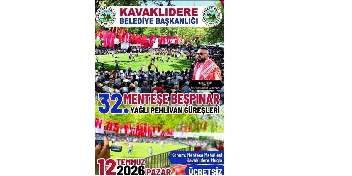 Menteşe Beşpınar Yağlı Pehlivan Güreşleri 32. Kez Düzenlenecek