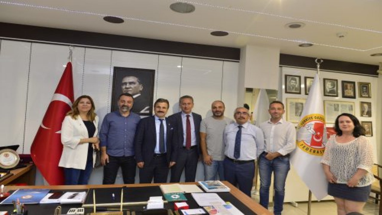 Rektörden Gazeteciler Cemiyetine Ziyaret