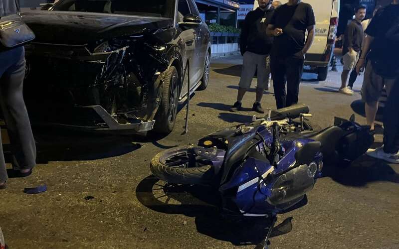 Menteşe'de Otomobil ile Motosiklet Çarpıştı: 1 Yar