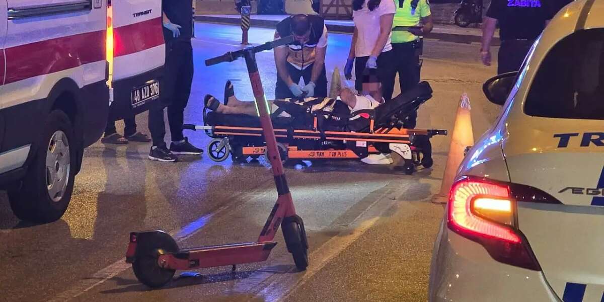 Muğla'da İki Çocuğun Scooter Keyfi Hastanede Son Buldu