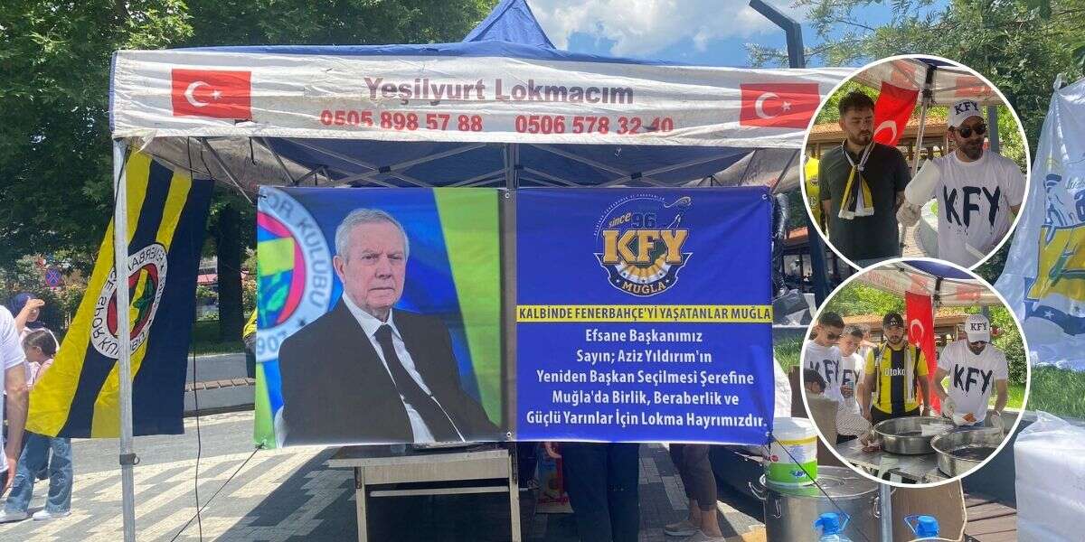 KFY Muğla Grubu’ndan Aziz Yıldırım Şerefine Lokma 