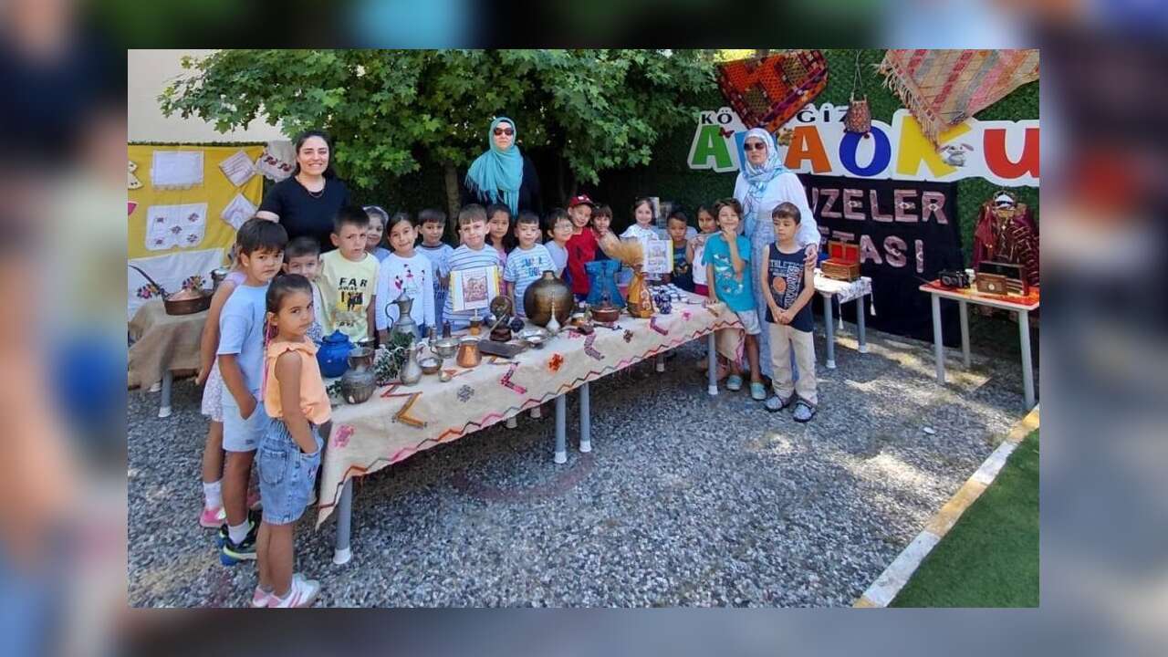 Köyceğiz’de Minikler Okul Salonunu Müzeye Dönüştürdü