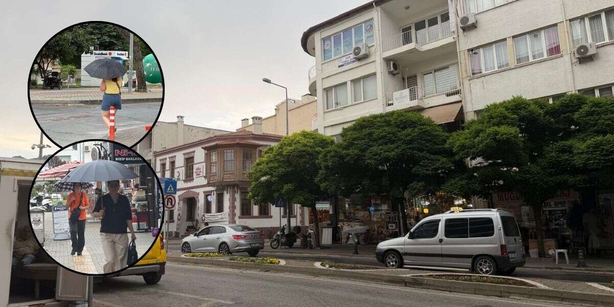 Menteşe’de Hava Bir Anda Değişti: Yağmur Etkili Oluyor