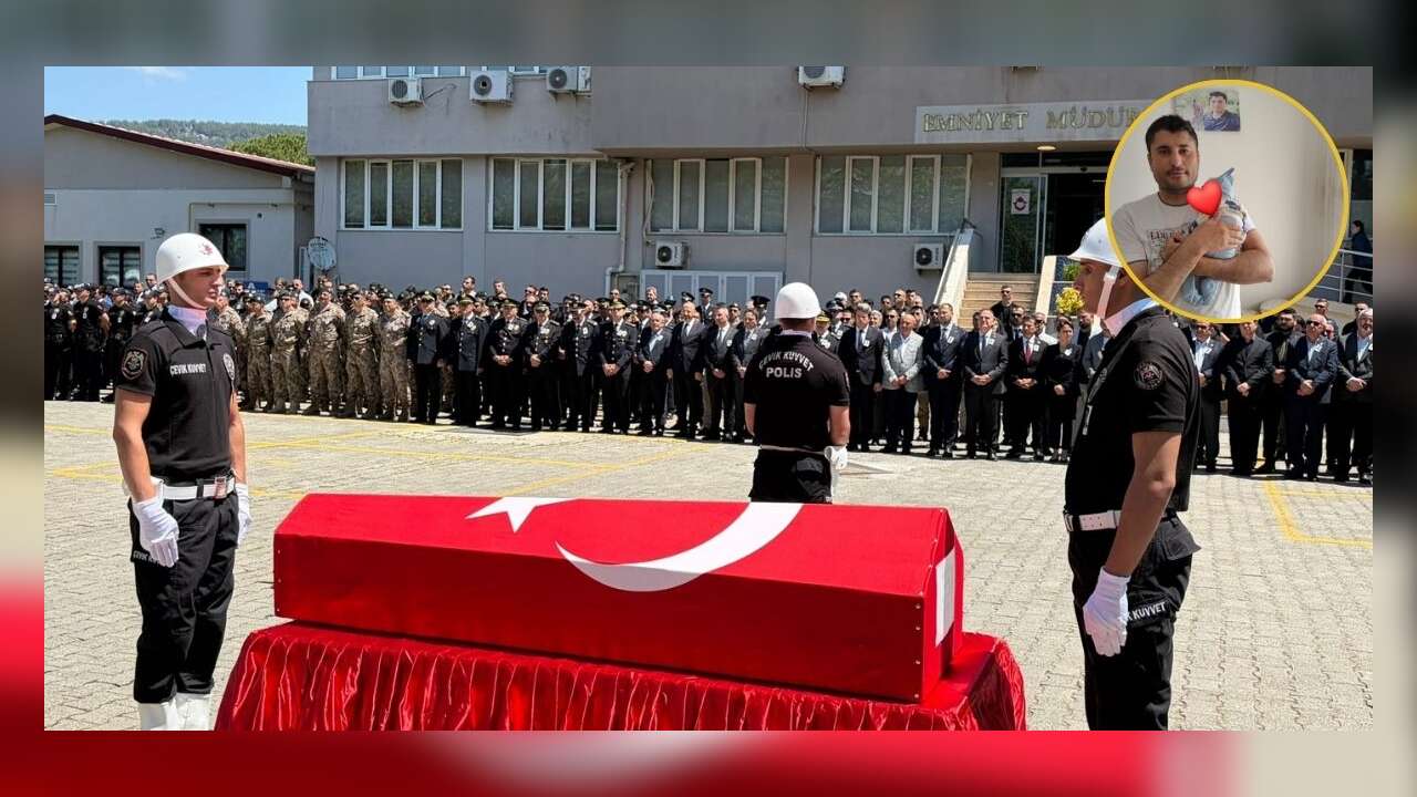 Muğla Şehidini Gözyaşlarıyla Uğurladı: 17 Günlük Bebeği Yetim Kaldı