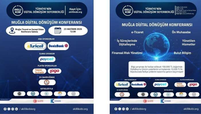 Muğla Dijital Dönüşüm Konferansı’nda 150 Bin TL’lik Ödül Fırsatı