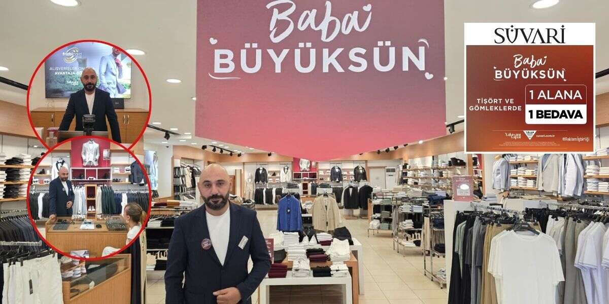 Süvari’de Babalar Günü Çılgınlığı: Tişört ve Gömleklerde 1 Alana 1 Bedava