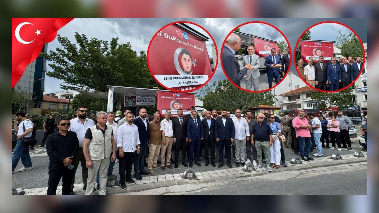 Muğla’da Şehit Polis Tayfun Baş İçin Lokma Hayrı Düzenlendi