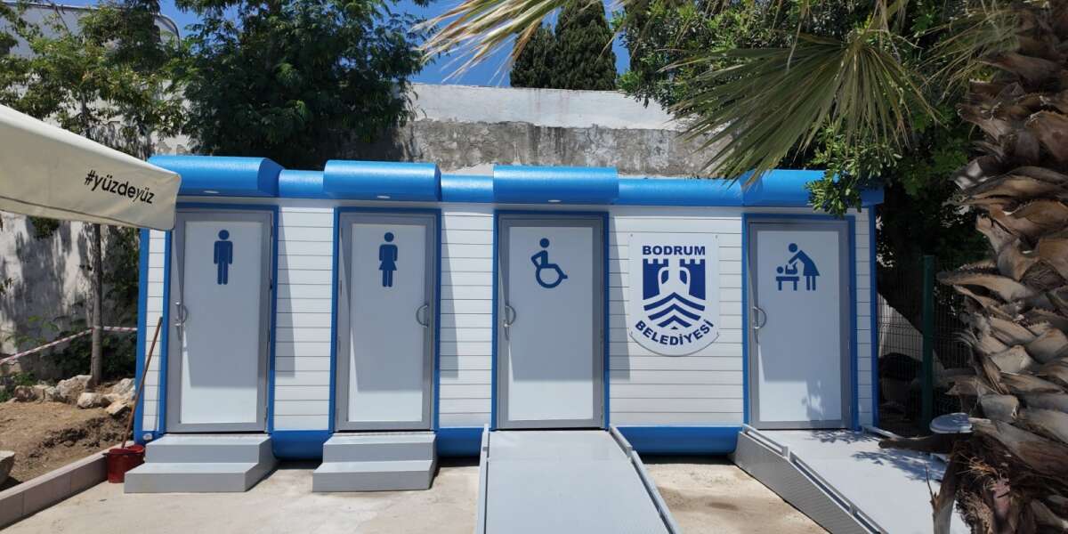 Bodrum’da Modern Umumi Tuvaletler Hizmete Girdi
