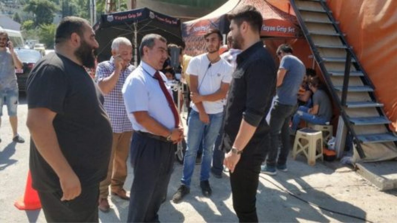 Kaymakam’dan Film Setine Ziyaret