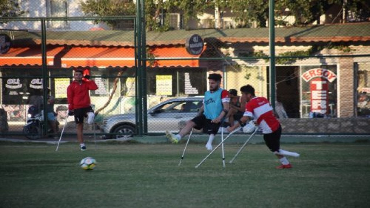 Ampute Milli Futbol Takımı, 2018 Dünya Kupasına Bodrum'da hazırlanıyor