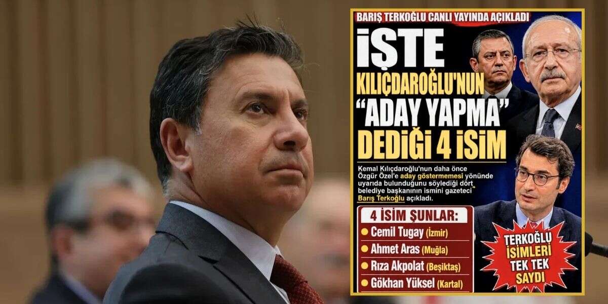 Kılıçdaroğlu'nun Kara Listesinde Ahmet Aras da Var: Dört Belediye Başkanının İsmi İlk Kez Açıklandı