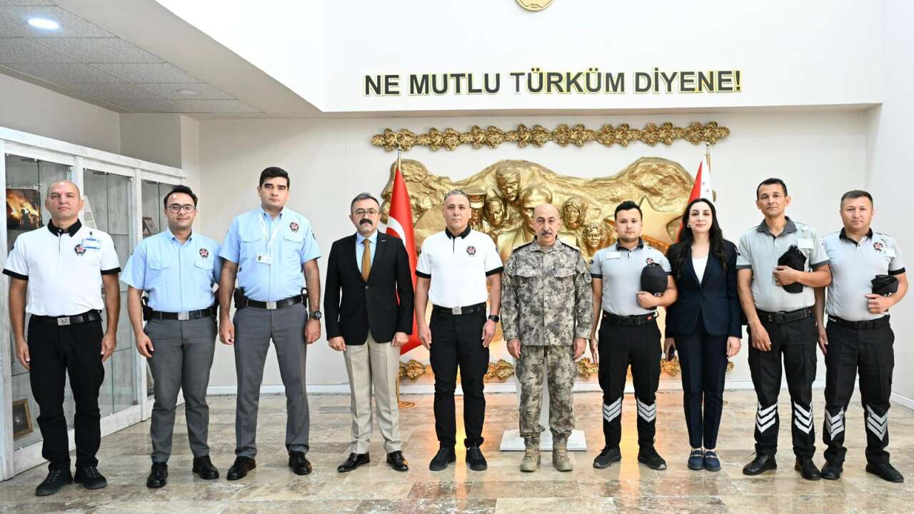 Özel Güvenlik Haftası’nda Emniyet Müdürlüğüne Anlamlı Ziyaret