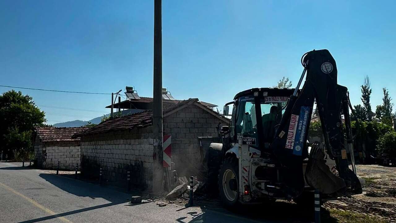 Ortaca’da Kazaların Yaşandığı Yolda Çalışma Başladı