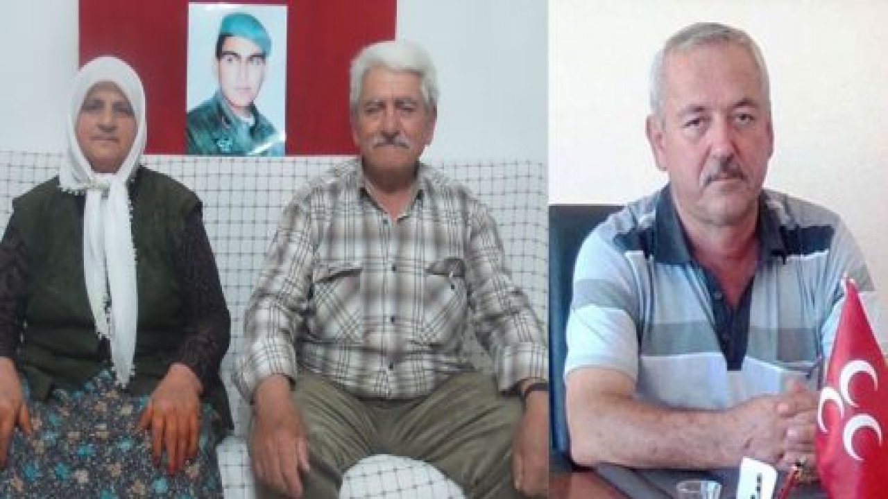 ŞEHİT BABASINA DAYAK