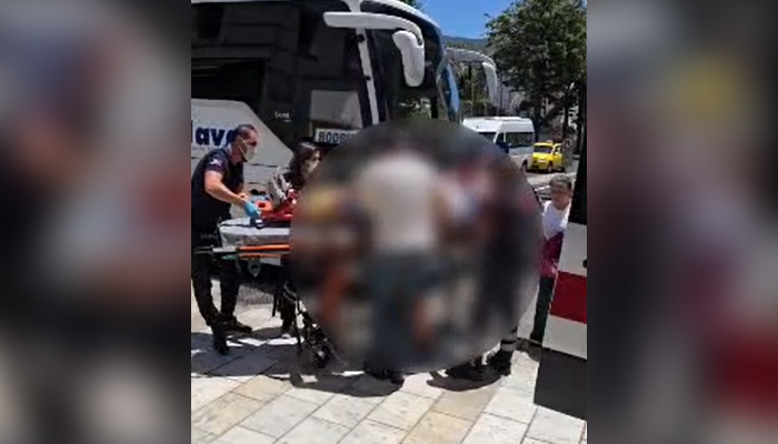 Bodrum'da Ani Fren Yapan Motosiklet Sürücüsü Yaralandı