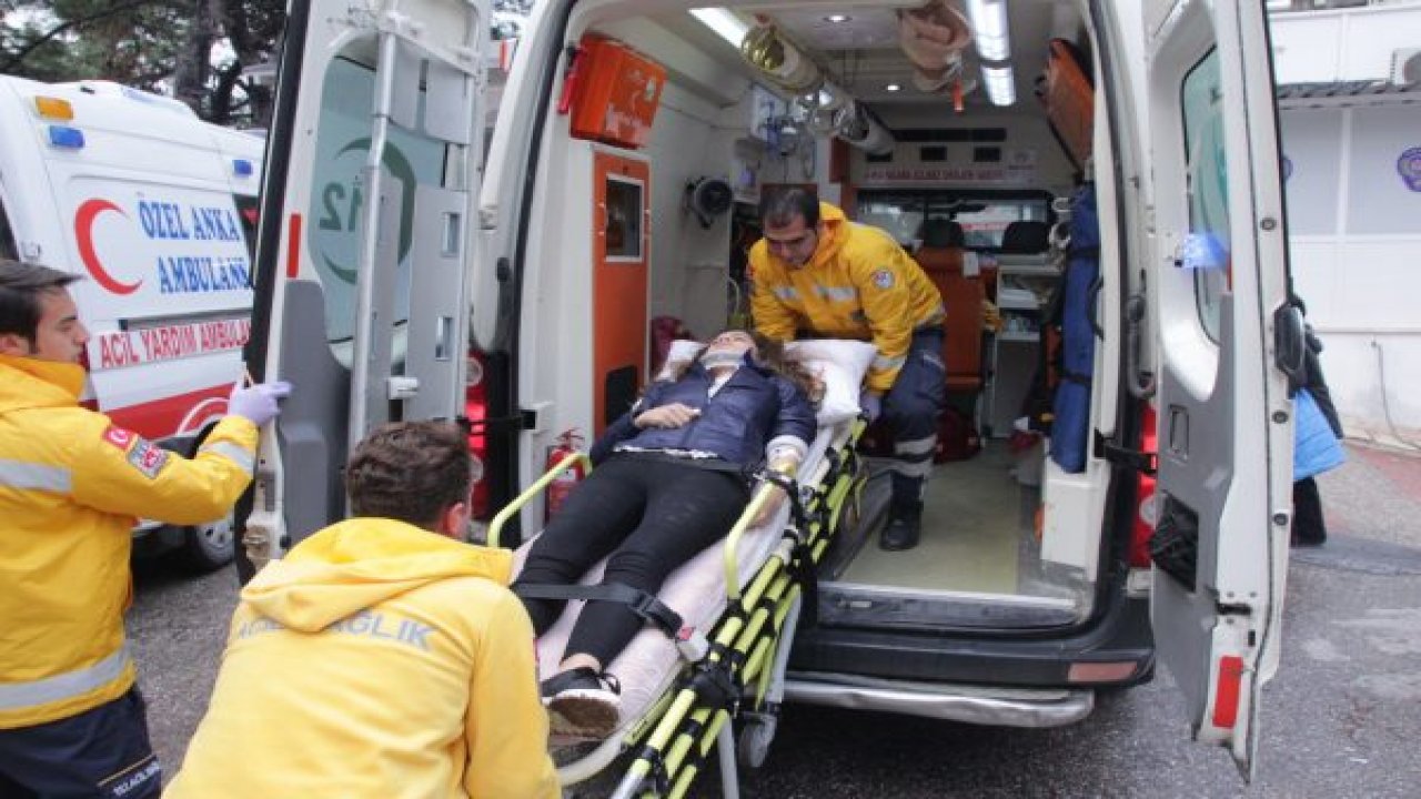 Çeyiz alışverişine giderken uçuruma yuvarlandılar