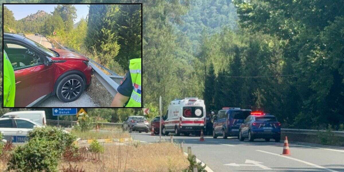 Marmaris'te Hatalı Manevra Kazaya Neden Oldu! Okluk Kavşağı'nda Yaralılar Var
