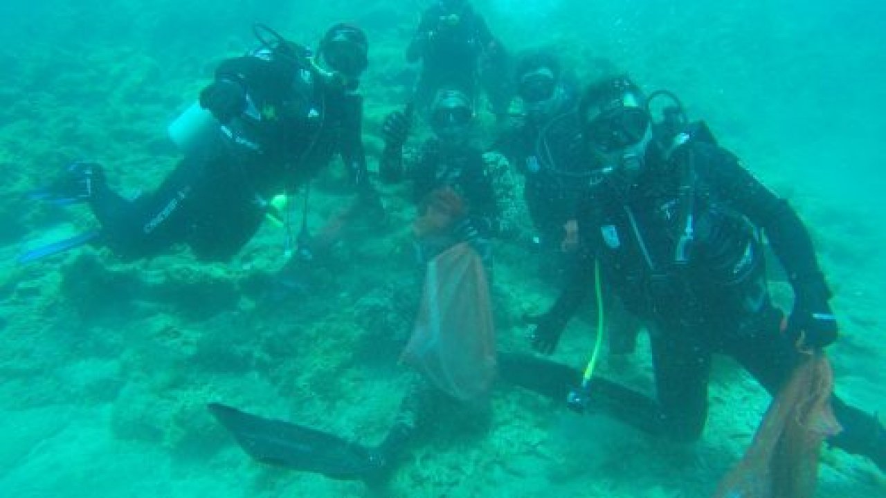 Gökova'da son dalış Kargıcık Koyu'nda