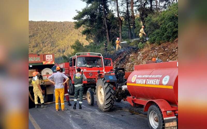 Muğla’da Orman Yangını Paniği: İki Ayrı Noktada Alevler Yükseldi