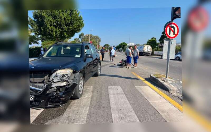 Muğla’da Hastane Yakınında Motosiklet Kazası: 1 Kişi Yaralandı
