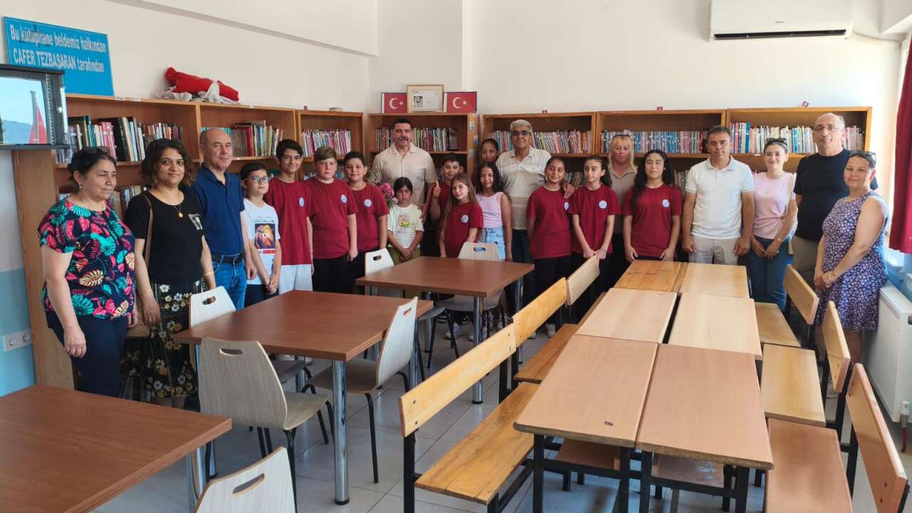 Yatağanlı Hayırsever Fatih Oğuz’dan Eğitime Anlamlı Destek: Ziya Gökalp Kütüphanesi Açıldı