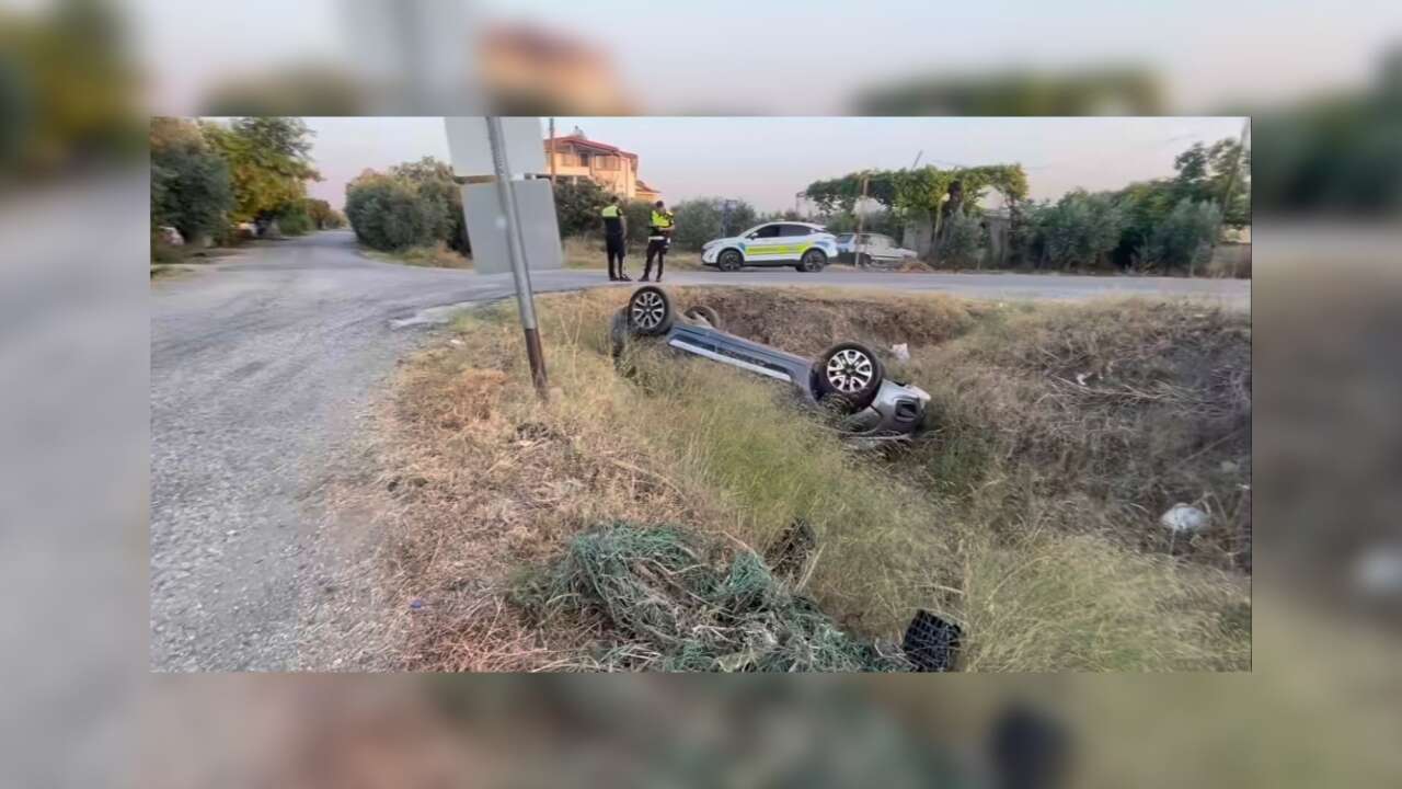Muğla’da Otomobil Kanala Uçtu, Araç Terk Edilmiş Halde Bulundu
