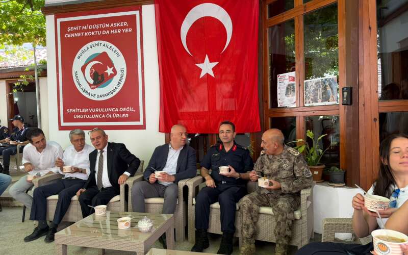 Muğla’da Anlamlı Gün: Polis, Asker ve Protokol Şehitler İçin Bir Araya Geldi
