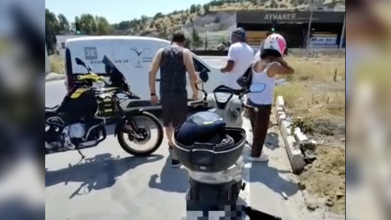 Bodrum’da Hafif Ticari Araç ile Motosiklet Çarpıştı: Sürücü Hastaneye Kaldırıldı