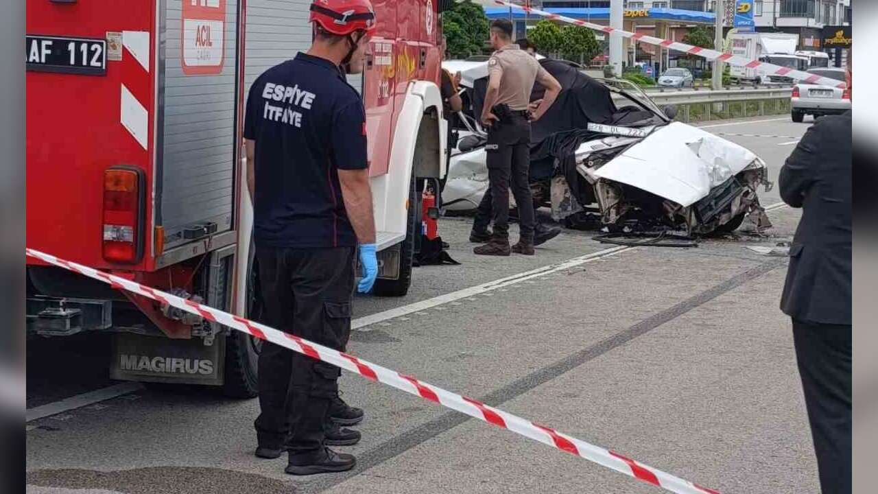 Trafik Kazası: 1 Ölü, 1 Yaralı