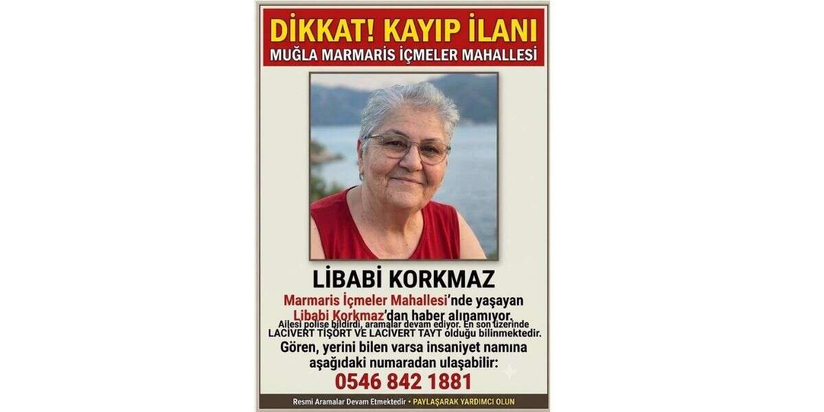 Muğla'da Kayıp Yaşlı Kadını Bulmak İçin Ekipler Sefer Oldu