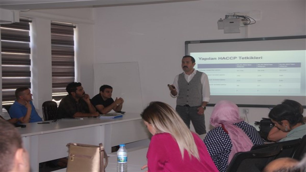 İl Müdürlüğünde  HACCP Eğitimi