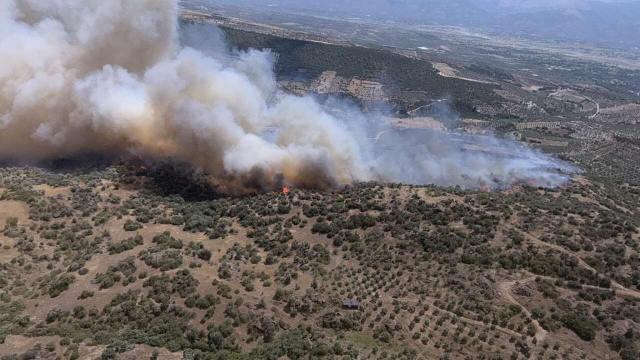 8 Helikopter ve 6 Uçak Alevlerle Mücadelede! Aydın Bozdoğan Yangınına Havadan ve Karadan Yoğun Müdahale