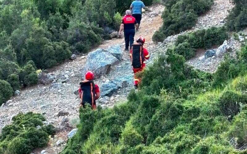 Seydikemer’de Kayalıkta Mahsur Kalan Oğlak Kurtarıldı
