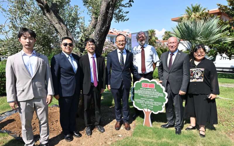 Fethiye’de Türkiye-Çin Dostluğuna Zeytin Ağacıyla Anlamlı Vurgu