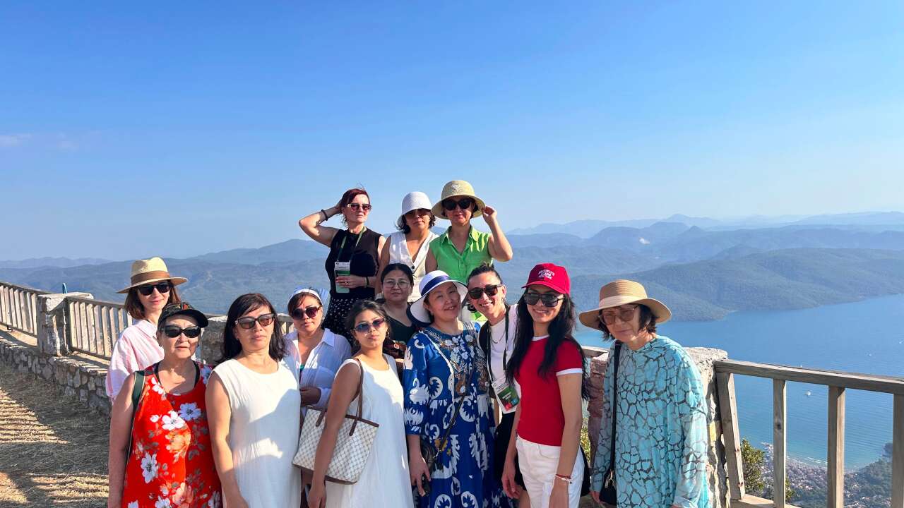 Kazak Öğretmenler Muğla'nın Güzelliklerine Hayran Kaldı
