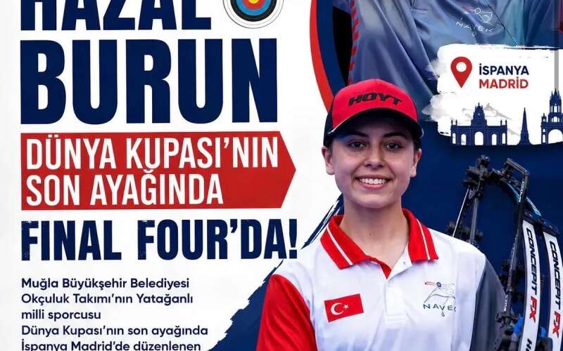 Yatağan’ın Altın Oku Hazal Burun, Dünya Kupası Final Four Sahnesinde