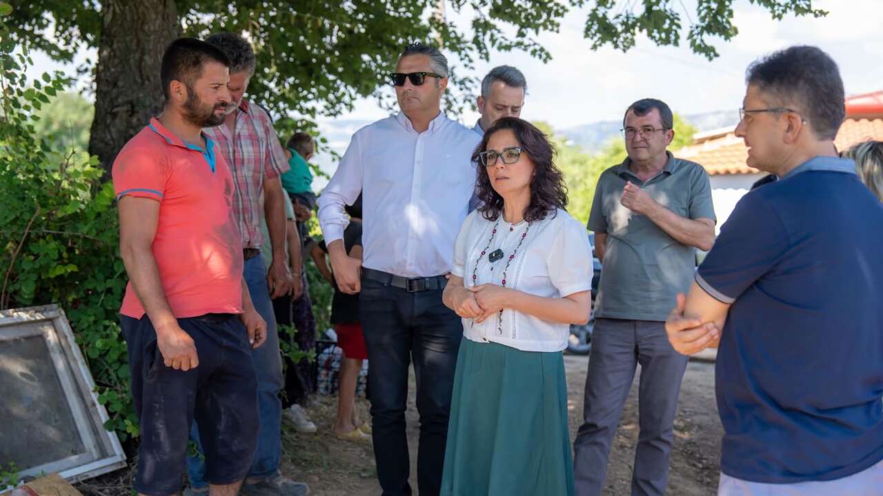 Başkan Gonca Köksal, Yangından Etkilenen Aileyi Ziyaret Etti