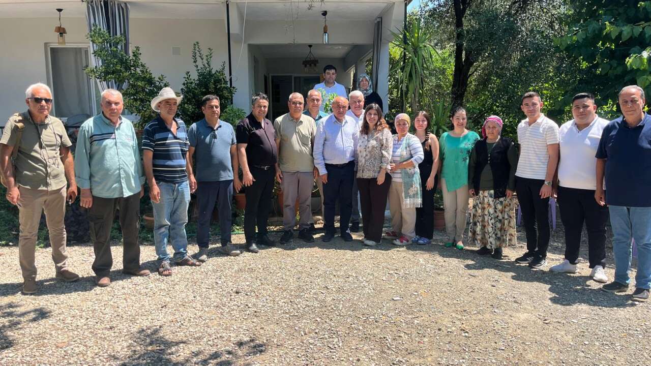 Muğla AK Parti Milletvekili Yakup Otgöz’den Muhtar Ömer Ali Kanat’a Ziyaret