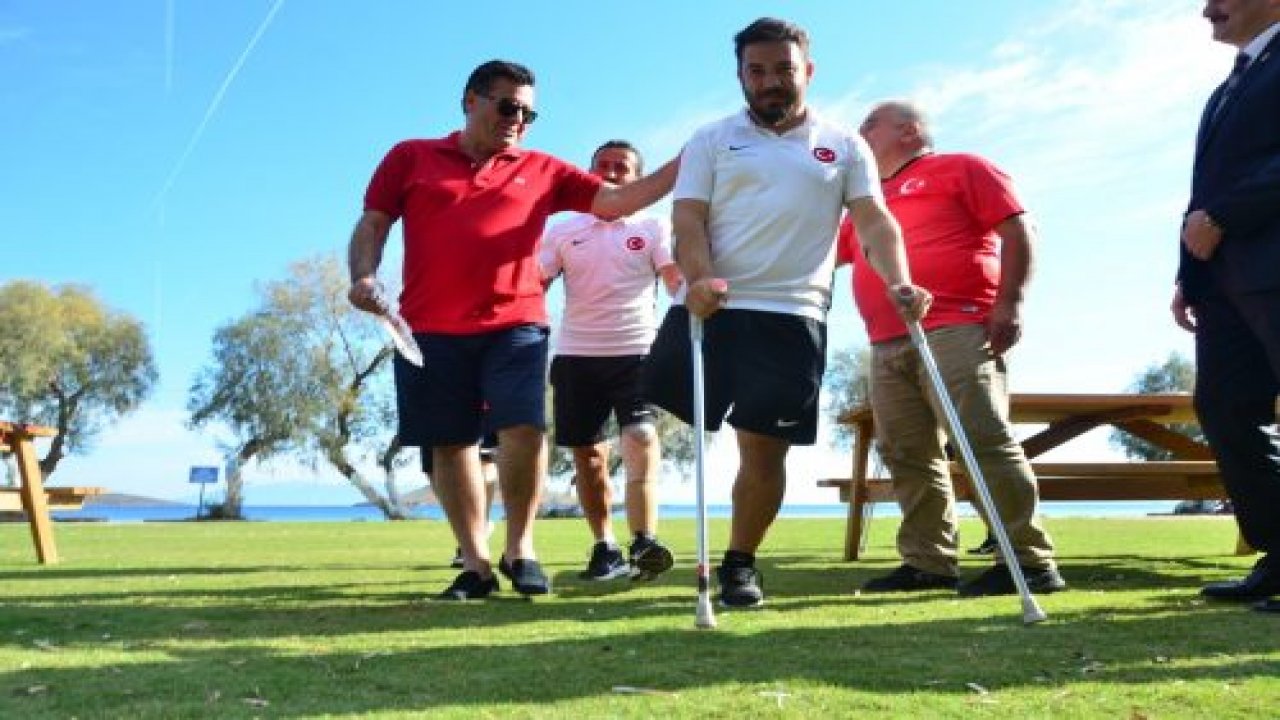 Avrupa şampiyonu Ampute Milli Takımından Başkan Kocadon’a ziyaret