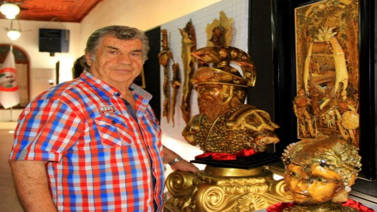 Deniz canlılarını sanata dönüştürüyor