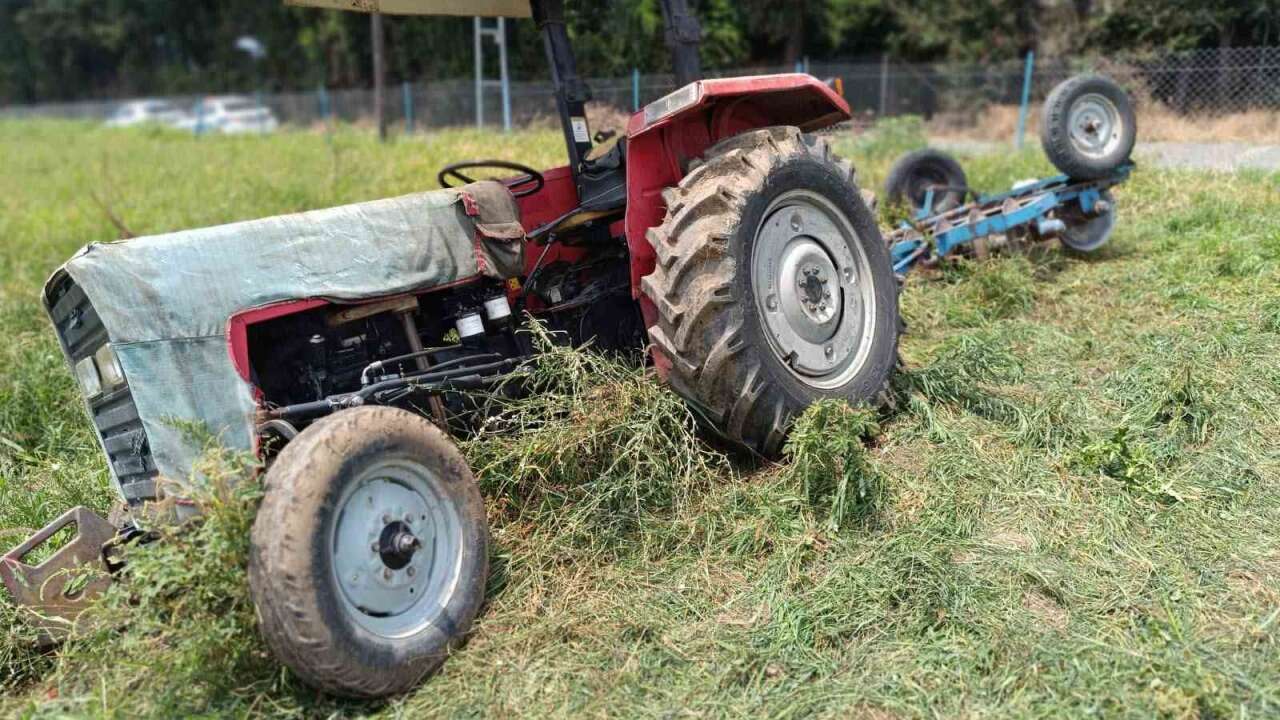 Traktörden Düşen Çiftçi Hayatını Kaybetti