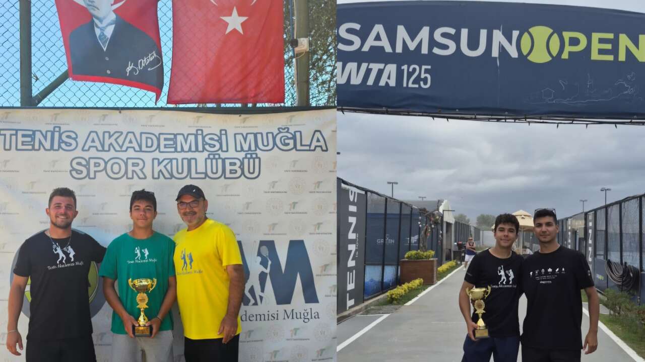 Muğlalı Tenisçi Aras Tezcan Samsun’da Şampiyon Oldu