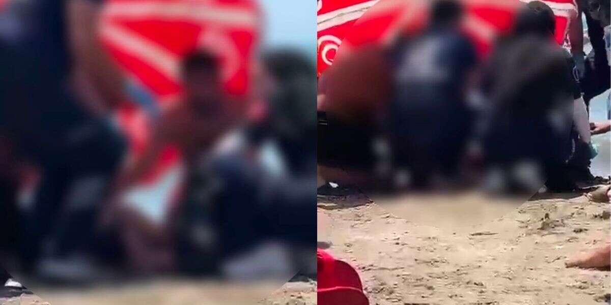 Akyaka Sahilinde Hayat Kurtaran Müdahale, Parkinson Hastası Yaşlı Kadın Hastaneye Kaldırıldı