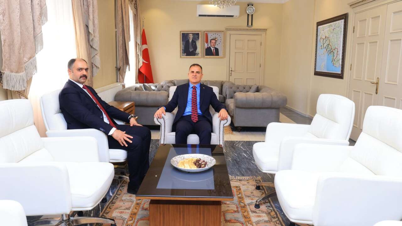 Muğla Cumhuriyet Başsavcısı Necati Kayaközü'nden Vali Dr. İdris Akbıyık'a Ziyaret