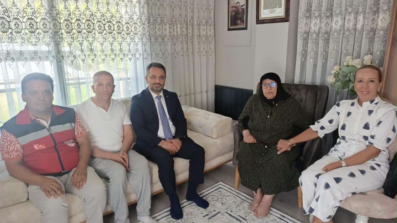15 Temmuz Anma Programı Kapsamında Şehit Ailesine Anlamlı Ziyaret