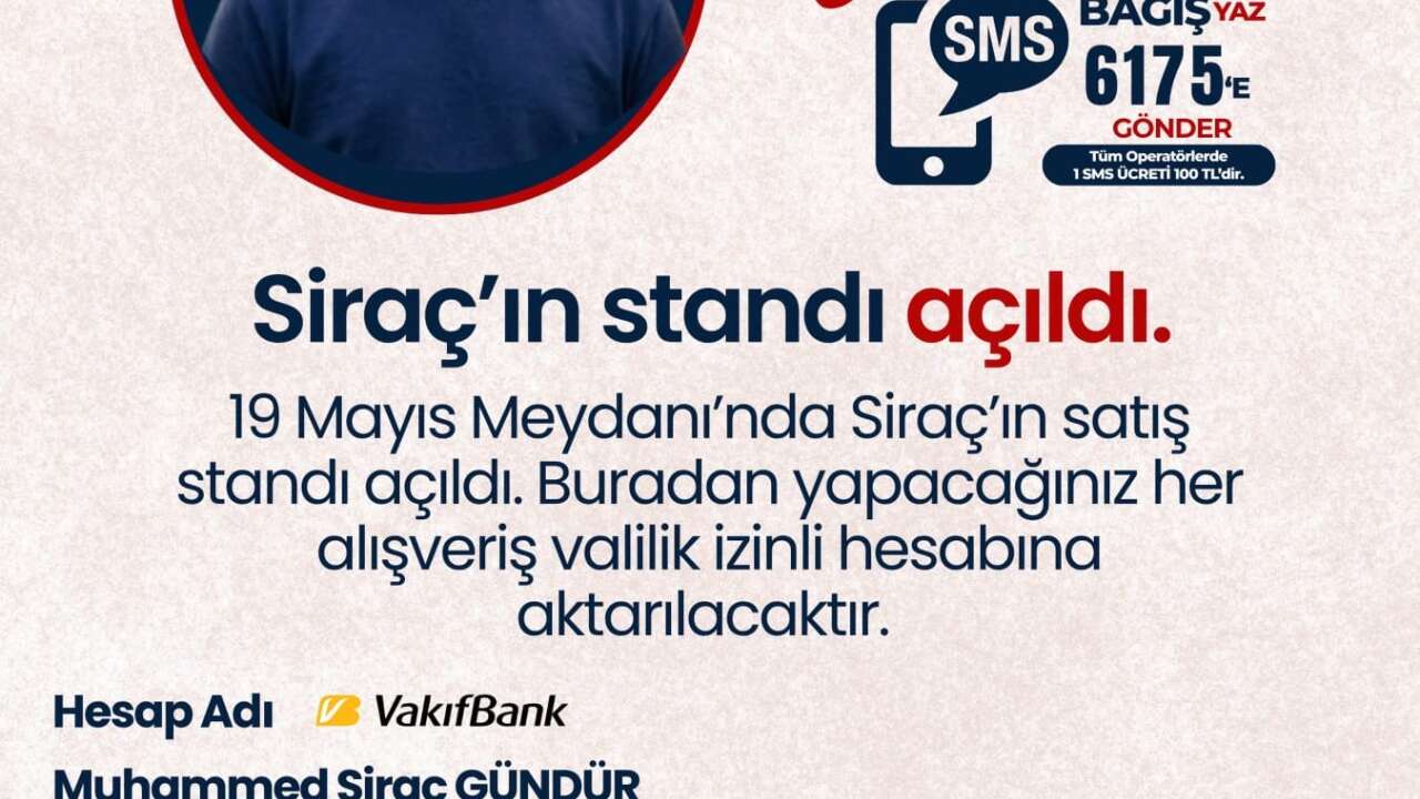 Marmaris’te Sıraç İçin Destek Standı Açıldı